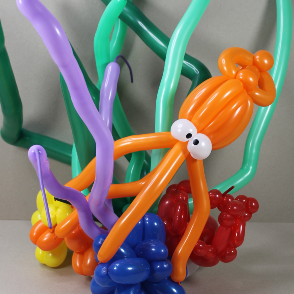 Centro de mesa marino de globos Centro de mesa marino de globos | Cursos Pasa la risa